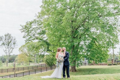 Wedding Photographer in Madison Al by Whitney Briscoe - bride and groom kissing