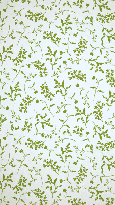 Kindly Kindled Events blue and green floral brand texture