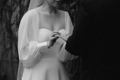 Analog wedding photography and videography documenting intimate and genuine moments on digital and analog mediums, including 35mm, 120 film, Polaroids, vintage camcorder, and Super 8mm film.