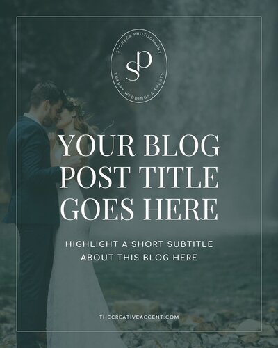 Blog post cover design for Instagram