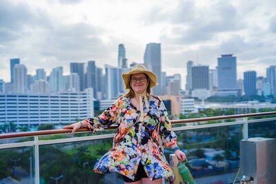 portrait of a charlotte wedding photographer