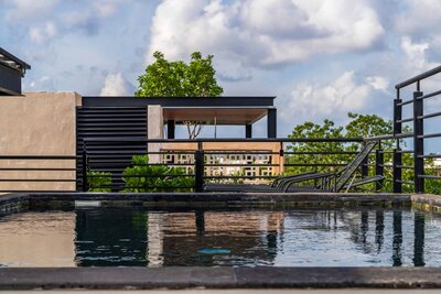 3 bedroom penthouse pool for rent tulum jungle luxe 