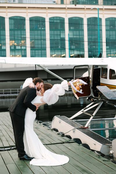 Tricia + Daniel Seaplane 08