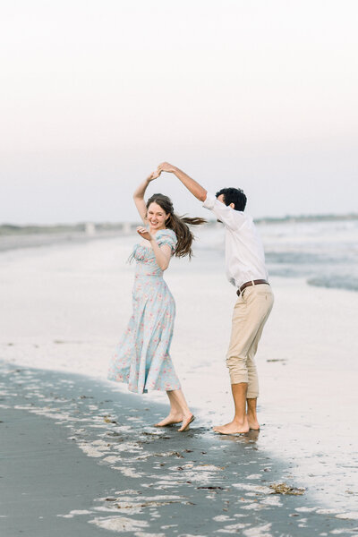 pink and white wedding photography