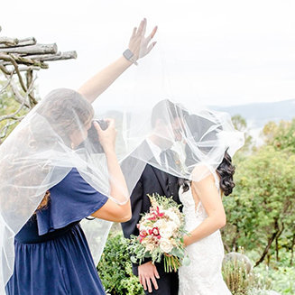 behind the scenes of destination wedding photographer