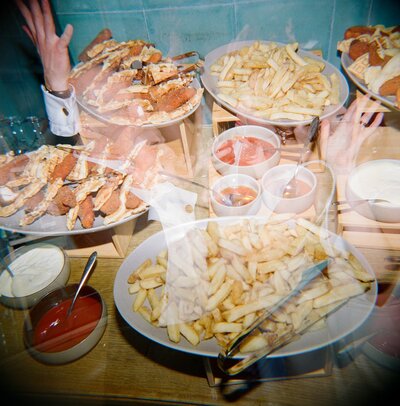 Wedding finger food taken by tampa wedding photographer Christian Noble