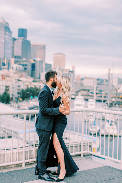 Downtown Seattle engagement photos