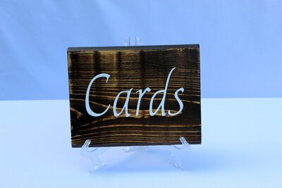 card sign for rent