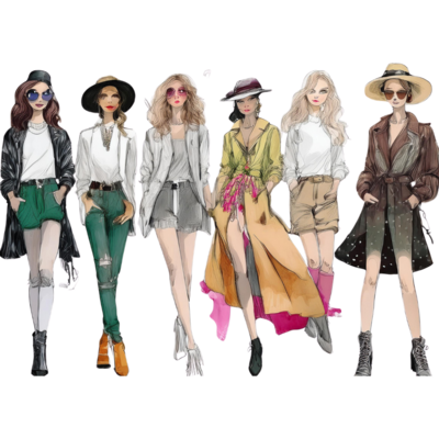 Chic and Sustainable Wardrobe Collection in Star of Paris Template