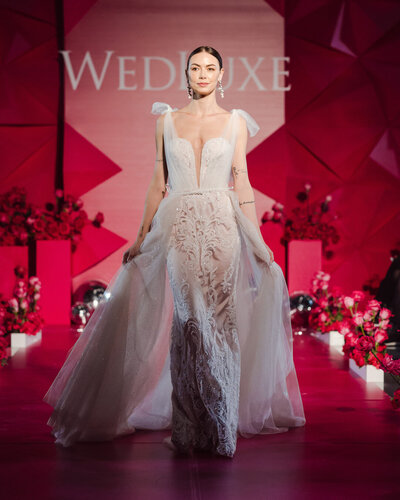 R Mayer Atelier at WedLuxe Show 2023 Runway pics by @Purpletreephotography 15