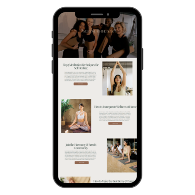 Radiant Design Studio's: Branding & Website Design for a Yoga Studio Project
