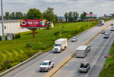 Hallers billboard placement on highway