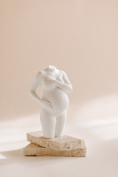 3d beeld zwangerschap  baby bump beeldje