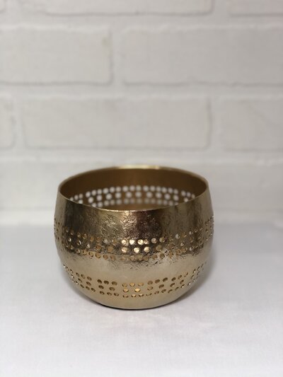 Gold Hole Punched Votive