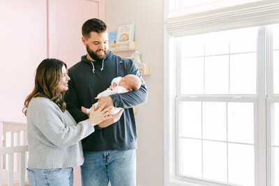 family newborn in-home photography session Dayton Ohio