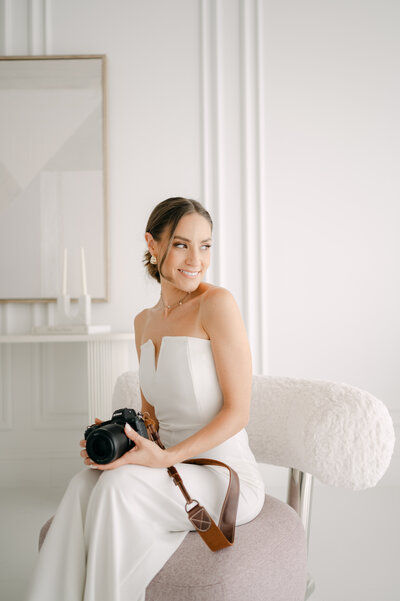 Photographer behind the lens branding lifestyle session Miami FL