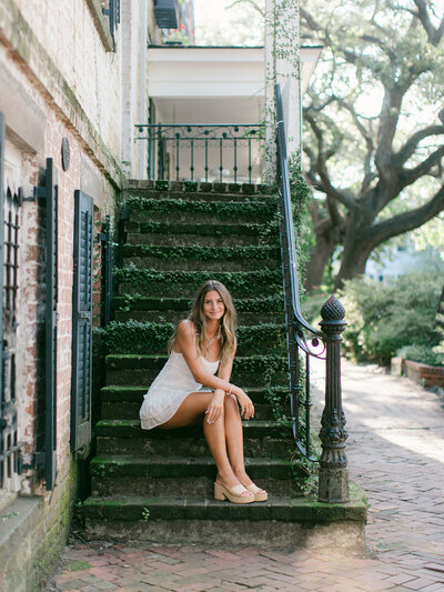 Close Up Feminine Savannah Senior Photo