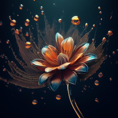 Flower beadlets