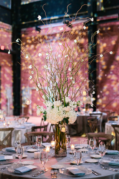Winter Wonderland Wedding at Armature Works. 