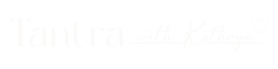 Test logo with words "Tantra with Kathryn" and a heart icon