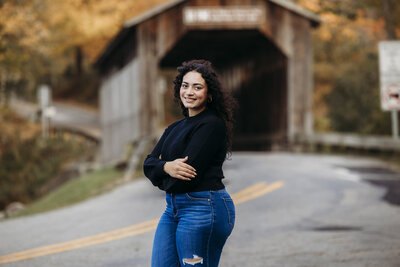 Ionia Senior with car