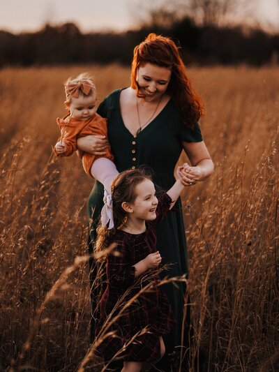 Self portrait of Ashley Erin West, Motherhood and family Photographer in Nashville Tennessee
