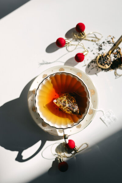 Creative product photography for wellness brand marketing