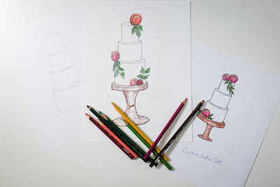 cake sketch