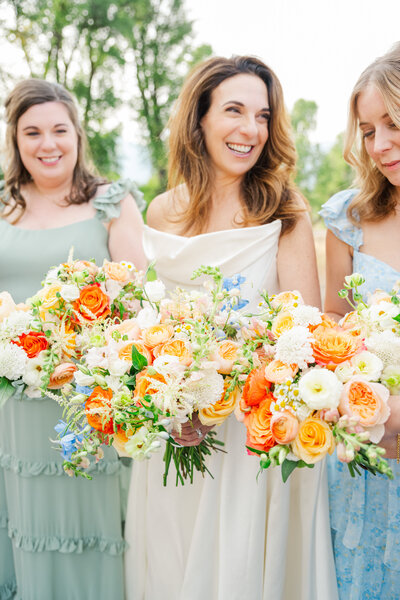 Snake River Ranch Wedding | Bridal Party | Summer wedding