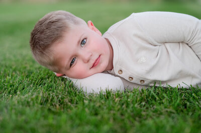 Taking a little break from a family photo session in Saratoga Springs, Utah