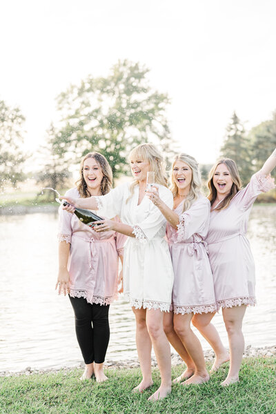 Everhart Gathering Place Wedding with Bridesmaids