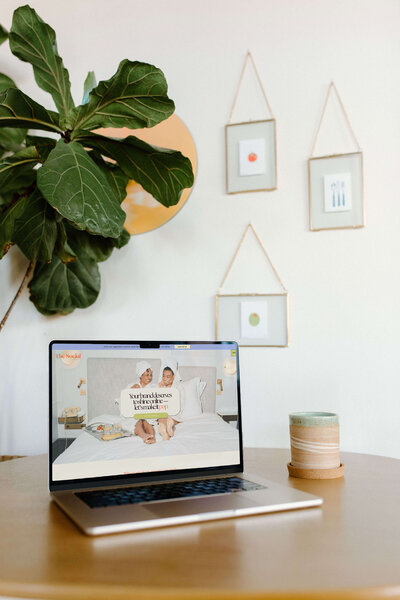 branding and website design for social media agency female creatives