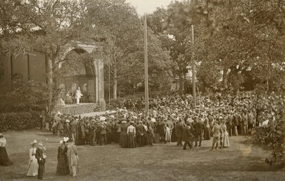 Historic photo of Larmar Tree Gardens in 1880