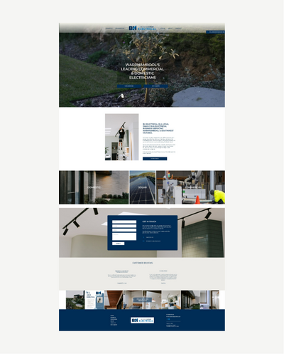 Affordable website design example for trades business in Warrnambool by web designer Coja Creative 
