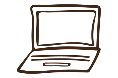 Bondi Marketing laptop icon brown