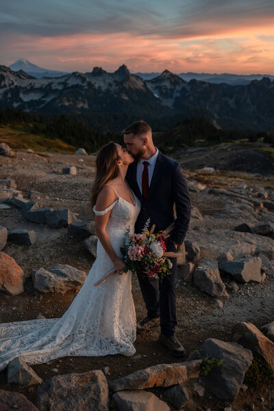 North Cascades National Park Mt Baker Snoqualmie National Forest Artist Point Washington Elopement