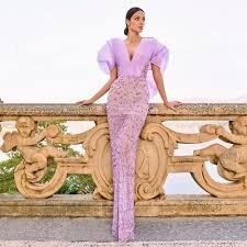 Bridesmaids dress in 2026 wedding trend color at Chateau in France 