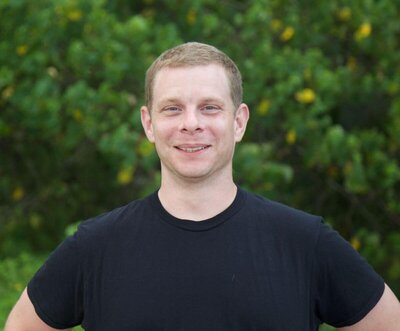 Chase sharing how Costa Rica yoga training built camaraderie, deep learning, and teaching confidence