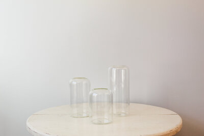 TE Inventory-Clear Glass Bud Vases Modern 022