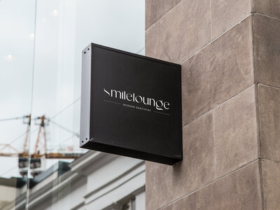 Hanging Wall Sign MockUp 3