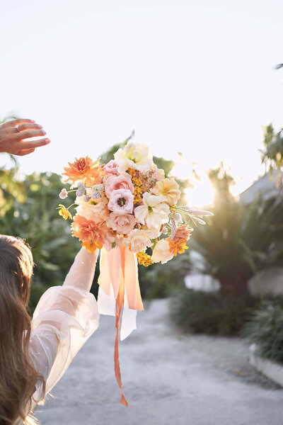 Modern, feminine and luxurious wedding bouquets for Sunshine Coast weddings