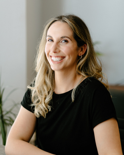 Brand strategist smiling 