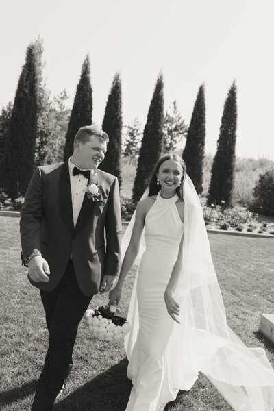 Bride and groom portraits
