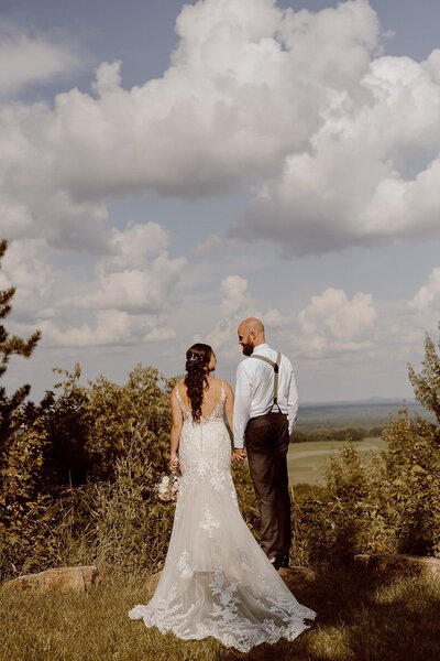 black river falls forest wedding venue
