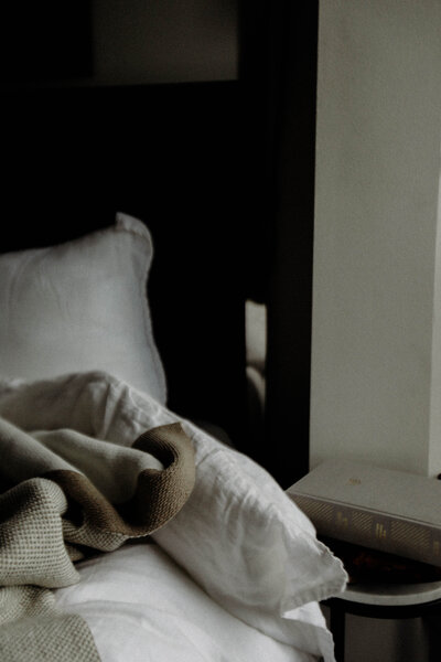 Bed in Twin Cities vintage home