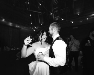 Reception Wedding Couple Dancing photo