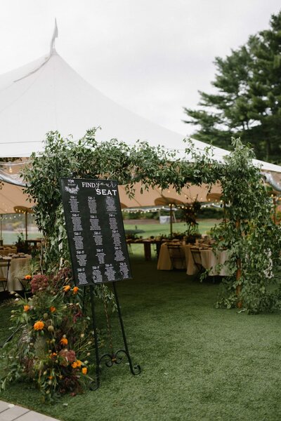 Gardens at Uncanoonuc Mountain - Outdoor Tent Wedding Reception