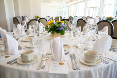 Table centerpiece at Fairlawn Country Club