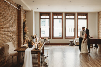 The Garret, historical and sophisticated, Calgary, Alberta wedding venue, featured on the Brontë Bride Vendor Guide.