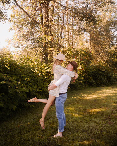 A Notebook inspired engagement session near Schuylerville, NY.